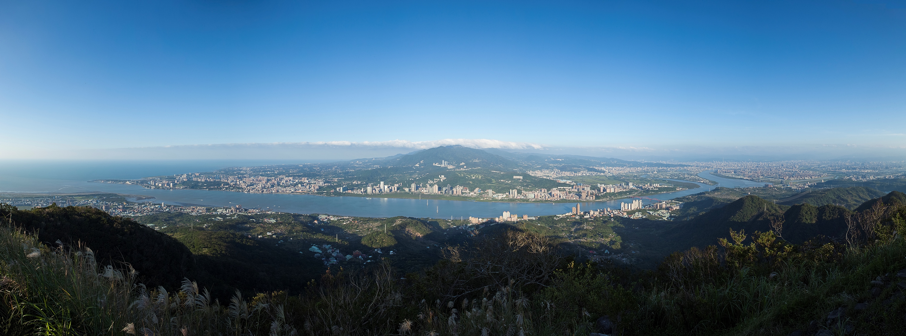 觀音山硬漢嶺全景