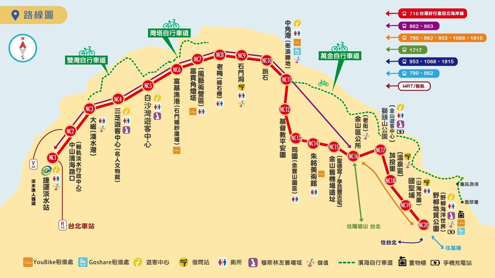 716台灣好行路線圖