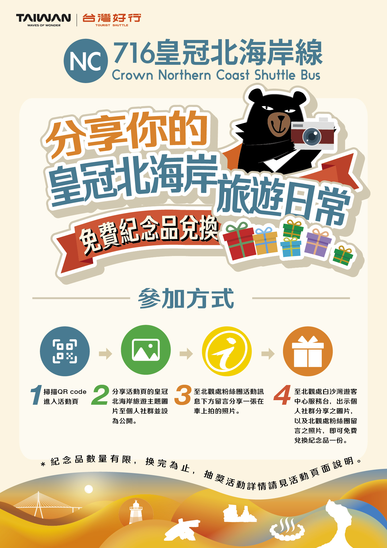 2026台灣好行皇冠北海岸線乘車活動