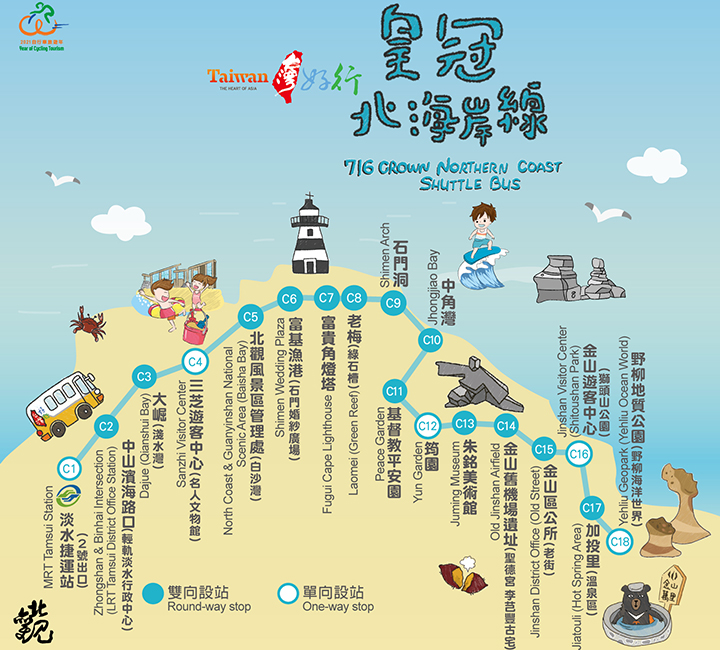 交通部觀光局北海岸及觀音山國家風景區管理處觀光資訊網